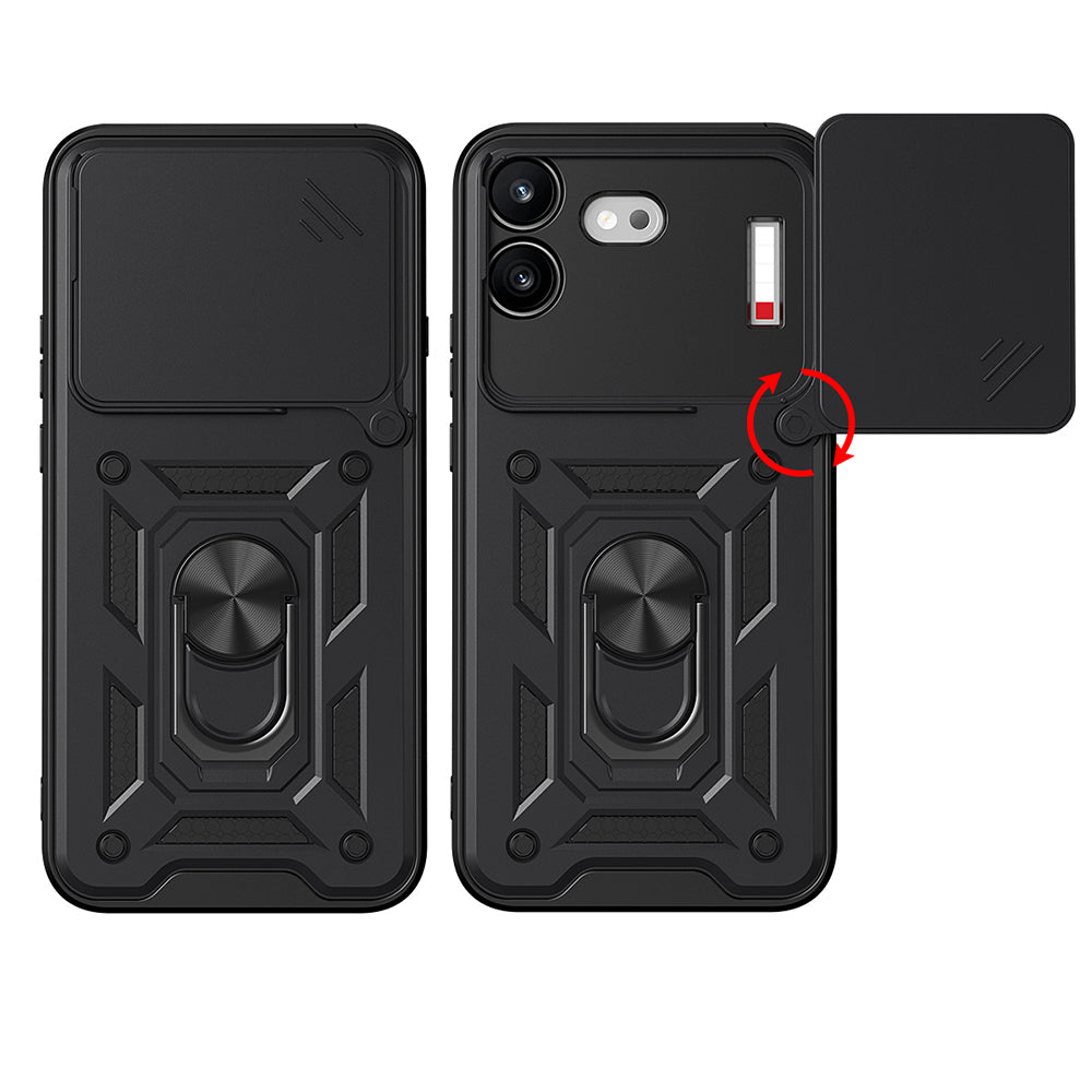 Futrola za Nothing Phone (4b), Techsuit, CamShield, Crna