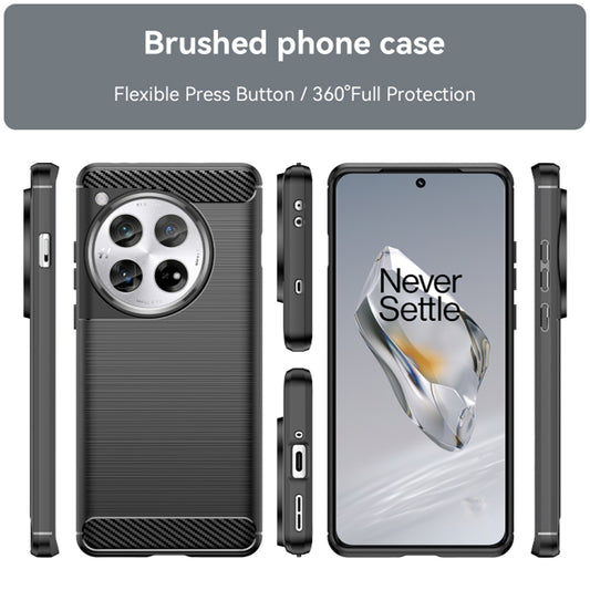 Futrola za OnePlus 12, Techsuit, Karbon, Crna
