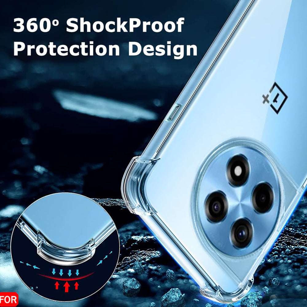 Futrola za OnePlus 12R, Techsuit, Shockproof Clear, Providna