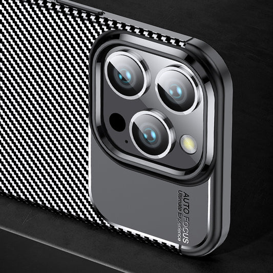 Futrola za OnePlus 13R, Techsuit, CarbonFiber, Crna