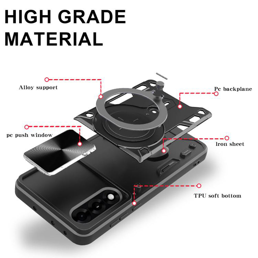 Futrola za OnePlus Nord 5, Techsuit, CamGuard Pro, Crna