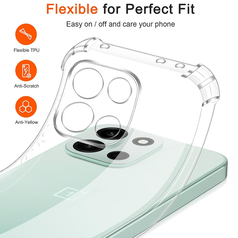 Futrola za OnePlus Nord 6, Techsuit, Shockproof Clear, Transparentna