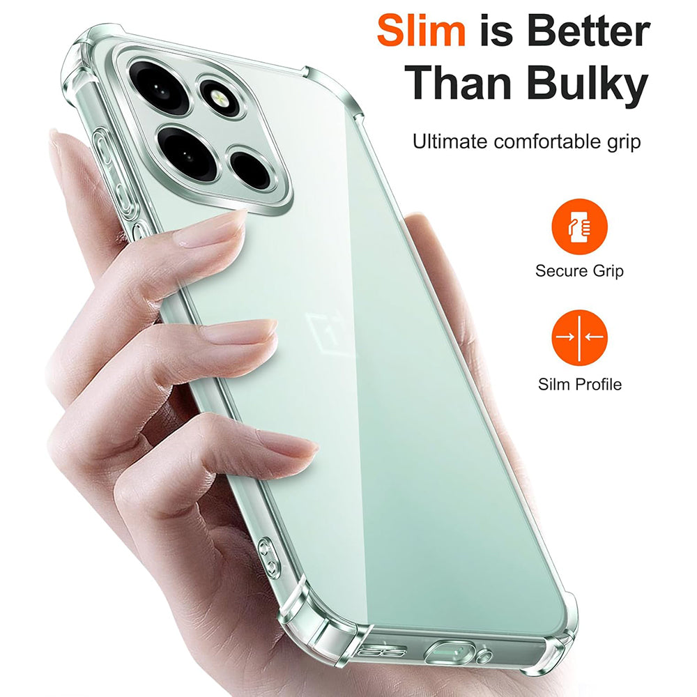 Futrola za OnePlus Nord 6, Techsuit, Shockproof Clear, Transparentna