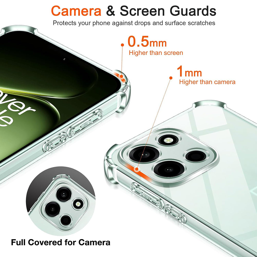 Futrola za OnePlus Nord 6, Techsuit, Shockproof Clear, Transparentna