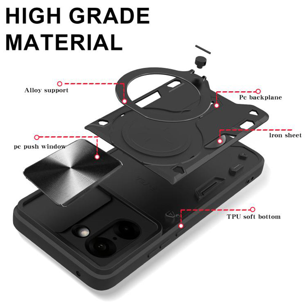 Futrola za OnePlus Nord CE5, Techsuit, CamGuard Pro, Crna
