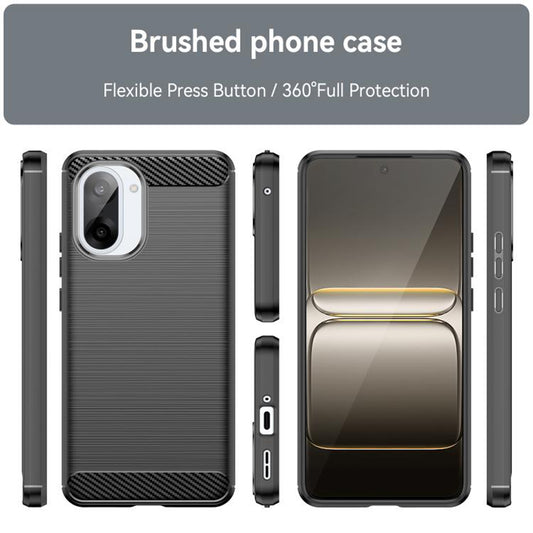 Futrola za OnePlus Nord CE5, Techsuit, Karbon, Crna