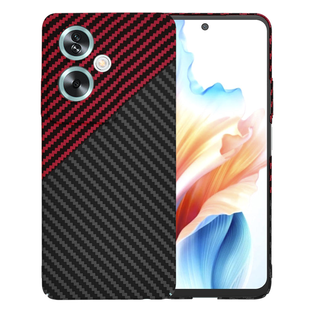 Futrola za OnePlus Nord N30 SE / Oppo A79, Techsuit, Carbonite FiberShell, Crno Crvena