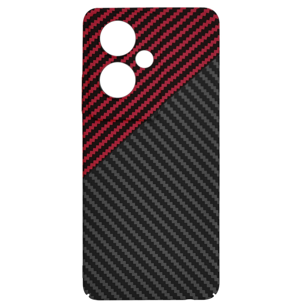 Futrola za OnePlus Nord N30 SE / Oppo A79, Techsuit, Carbonite FiberShell, Crno Crvena