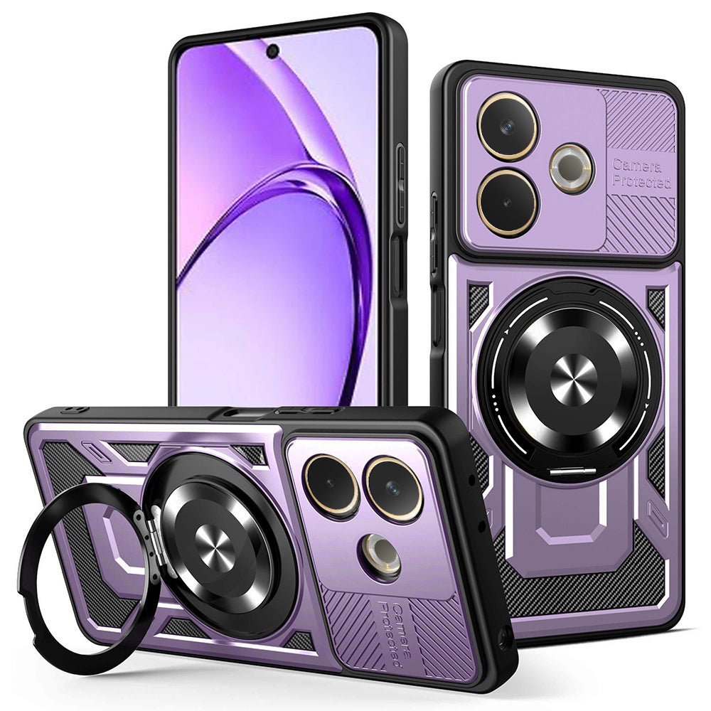 Futrola za Oppo A5 Pro 4G / A5 Pro, Techsuit, RuggedCam, Ljubičasta