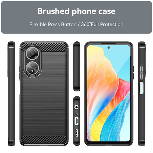 Futrola za Oppo A58 4G, Techsuit, Karbon, Crna
