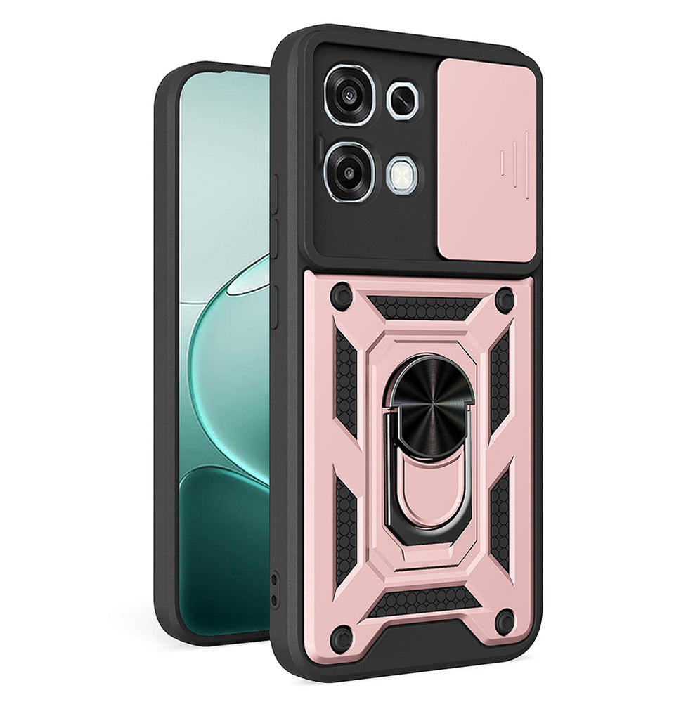 Futrola za Oppo A6 Pro 5G / A6 Pro 4G, Techsuit, CamShield, Roze Zlatna