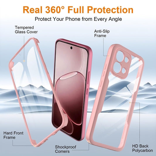 Futrola za Oppo A6 Pro 5G / A6 Pro 4G, Techsuit, ColorVerse 360, Roze
