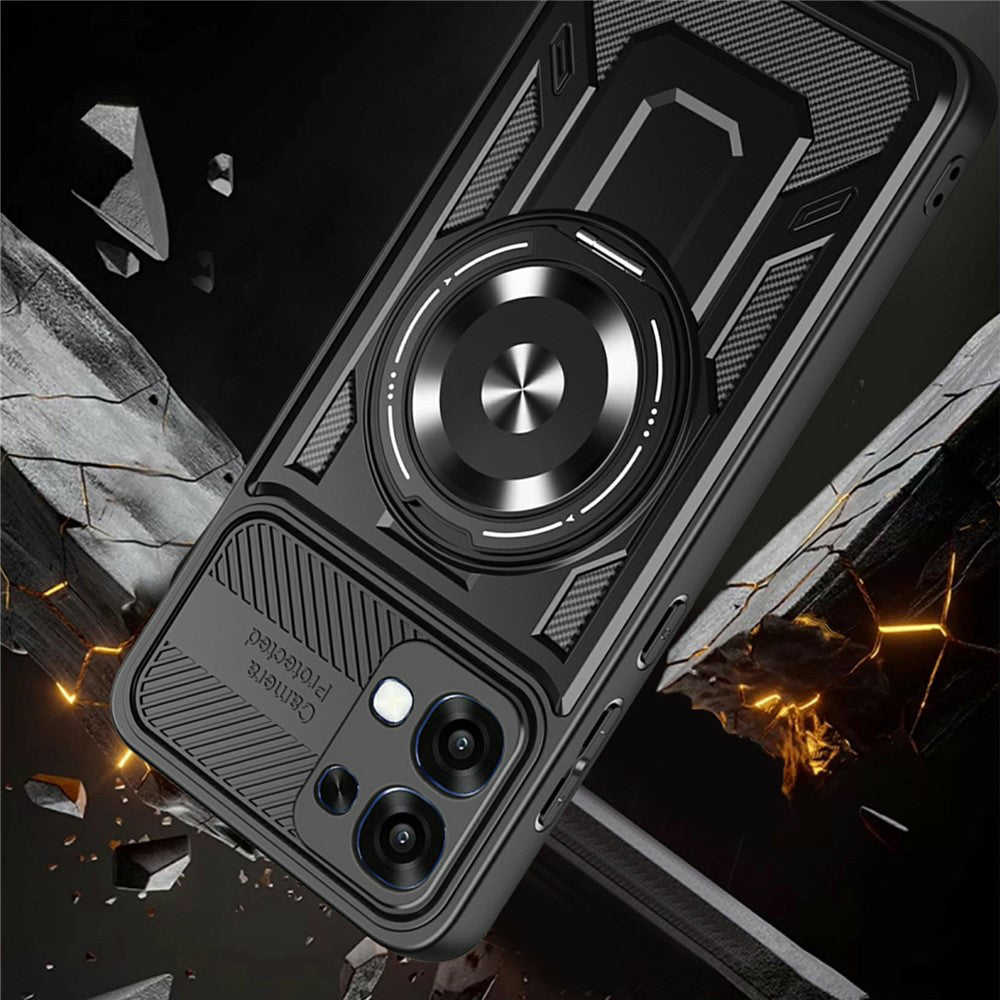Futrola za Oppo A6 Pro 5G / A6 Pro 4G, Techsuit, RuggedCam, Crna