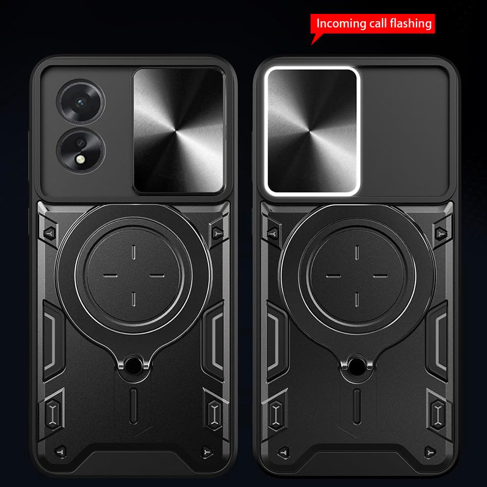 Futrola za Oppo A60, Techsuit, CamGuard Pro, Roze Zlato