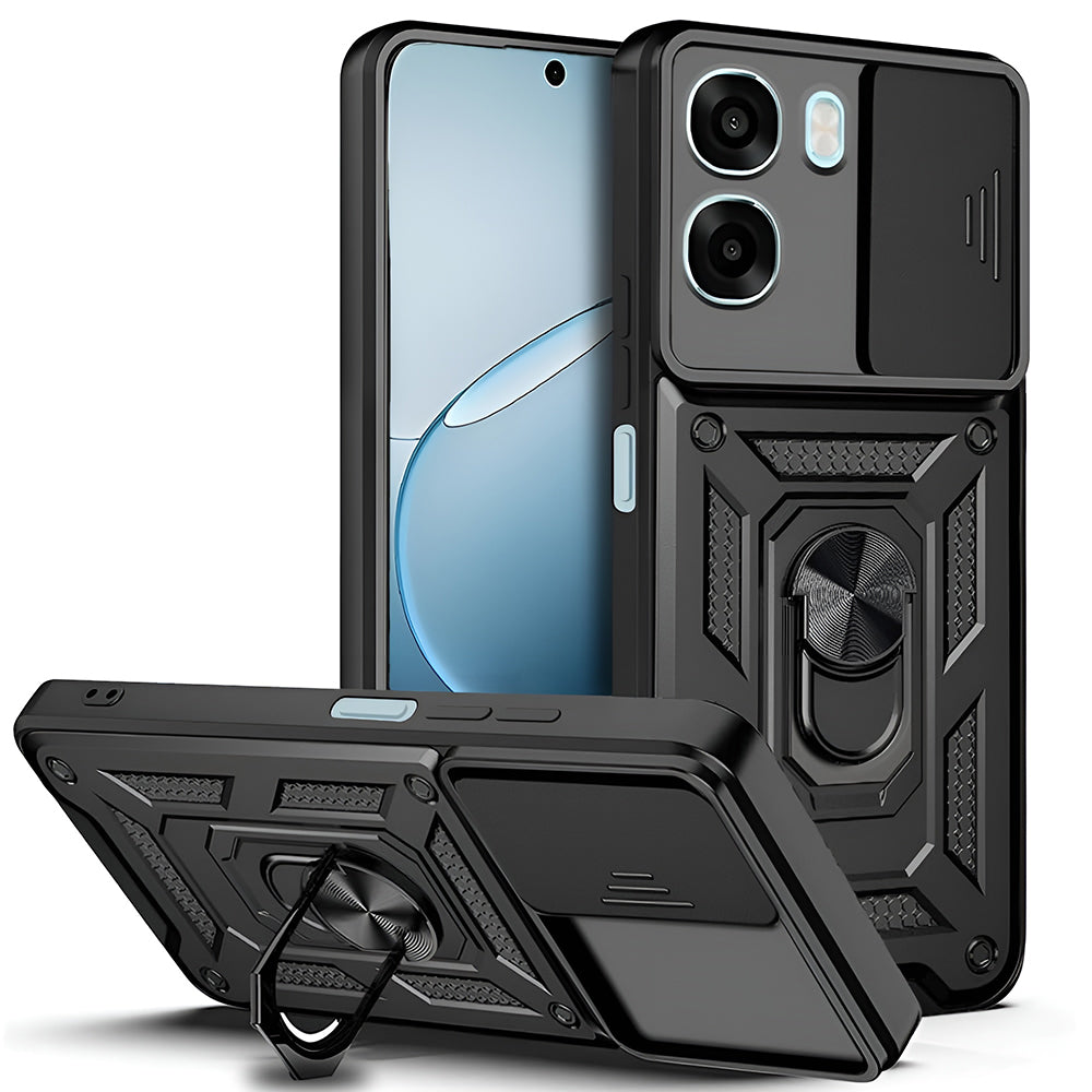 Futrola za Oppo A6x 4G / A6x, Techsuit, CamShield, Crna