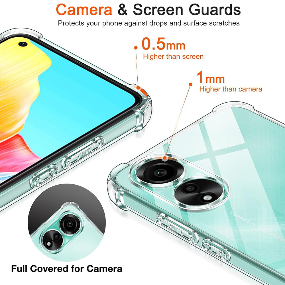 Futrola za Oppo A78 4G, Techsuit, Shockproof Clear, Providna