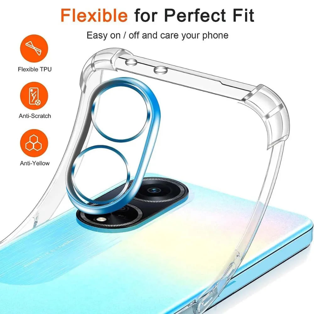 Futrola za Oppo A98, Techsuit, Shockproof Clear, Providna