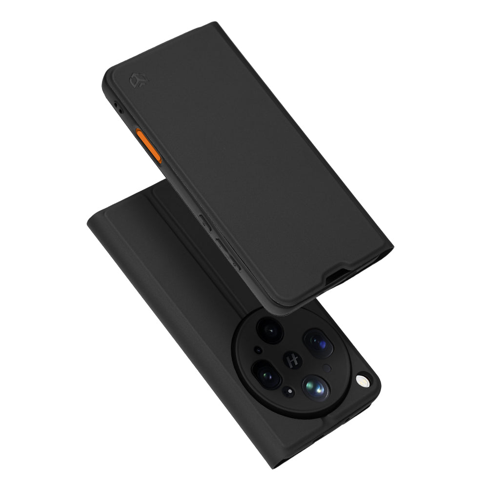 Futrola za Oppo Find X9 Ultra, Techsuit, Magskin Book, Crna