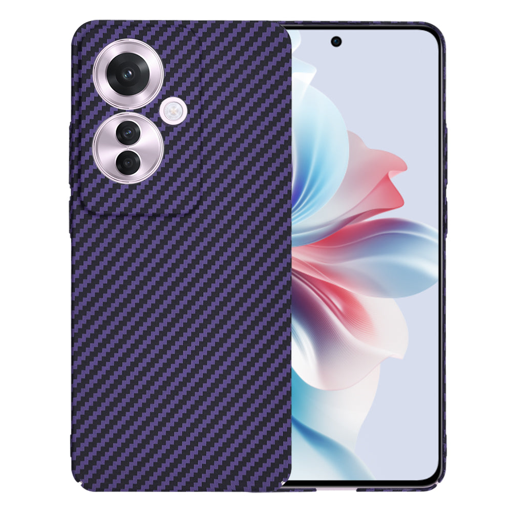 Futrola za Oppo Reno11 F, Techsuit, Carbonite FiberShell, Ljubičasta