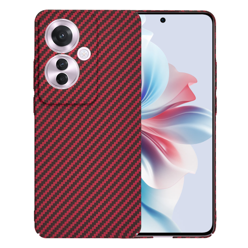 Futrola za Oppo Reno11 F, Techsuit, Carbonite FiberShell, Crvena