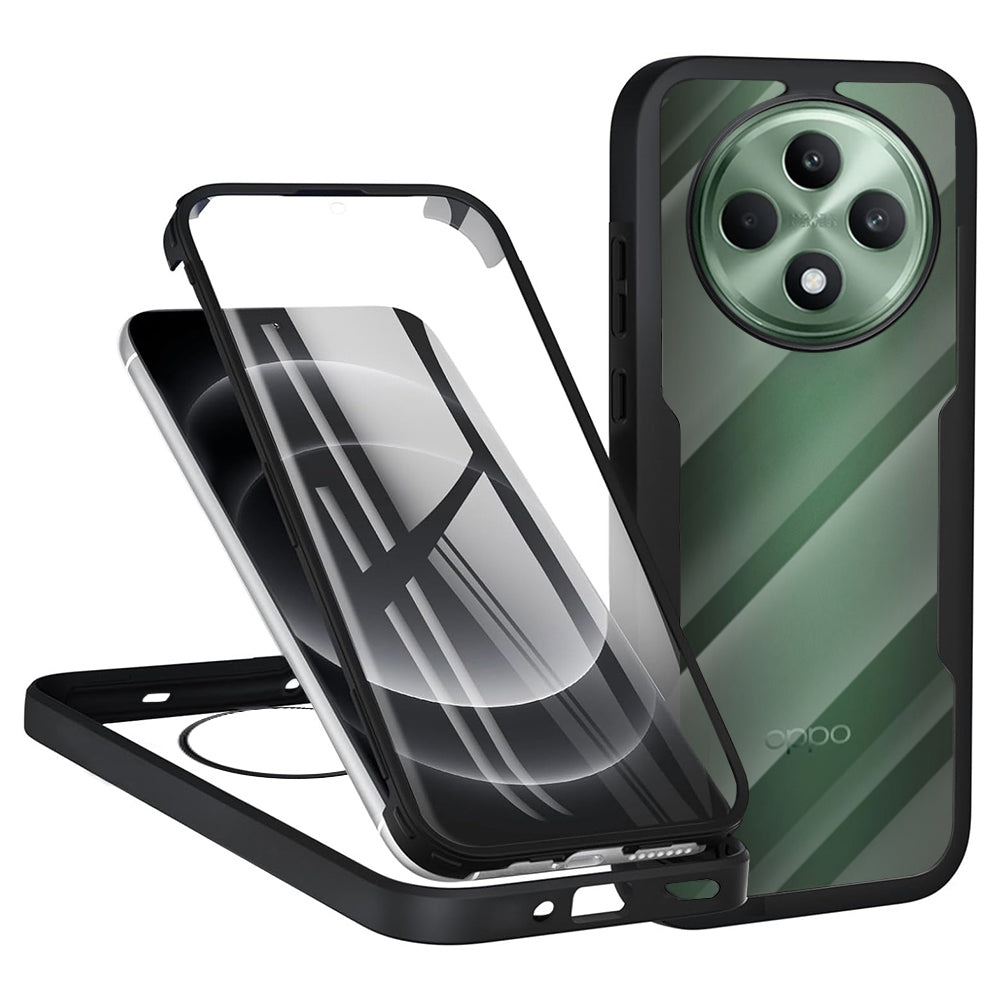 Futrola za Oppo Reno12 FS 5G / Reno12 FS 4G / Reno12 F 4G / Reno12 F, Techsuit, ColorVerse 360, Crna
