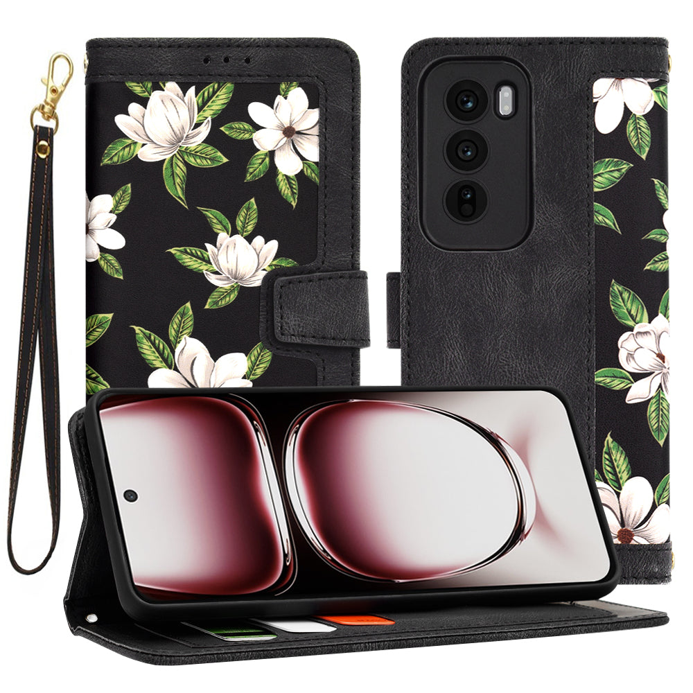 Futrola za Oppo Reno12 Pro, Techsuit, FlipCraft, Crna