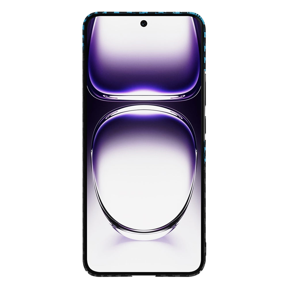 Futrola za Oppo Reno12, Techsuit, Carbonite FiberShell, Crno Plava