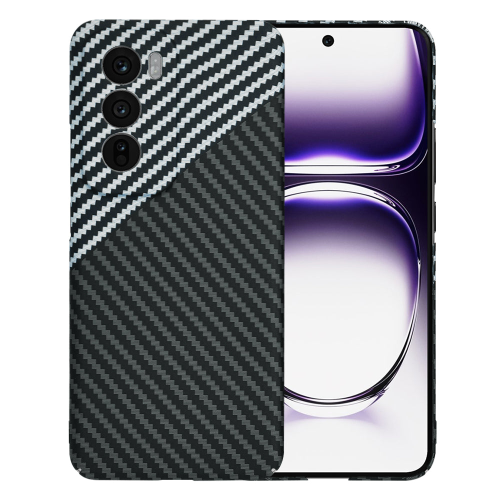 Futrola za Oppo Reno12, Techsuit, Carbonite FiberShell, Crno Siva