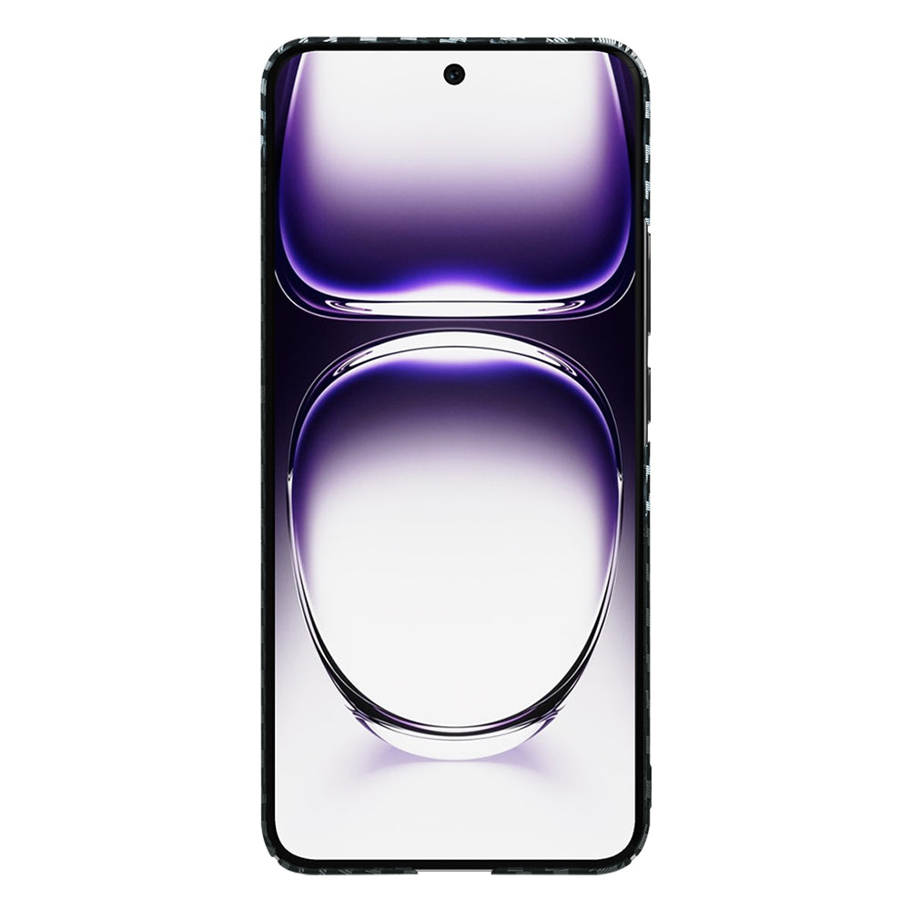 Futrola za Oppo Reno12, Techsuit, Carbonite FiberShell, Crno Siva
