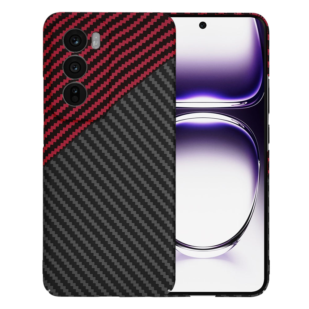 Futrola za Oppo Reno12, Techsuit, Carbonite FiberShell, Crno Crvena