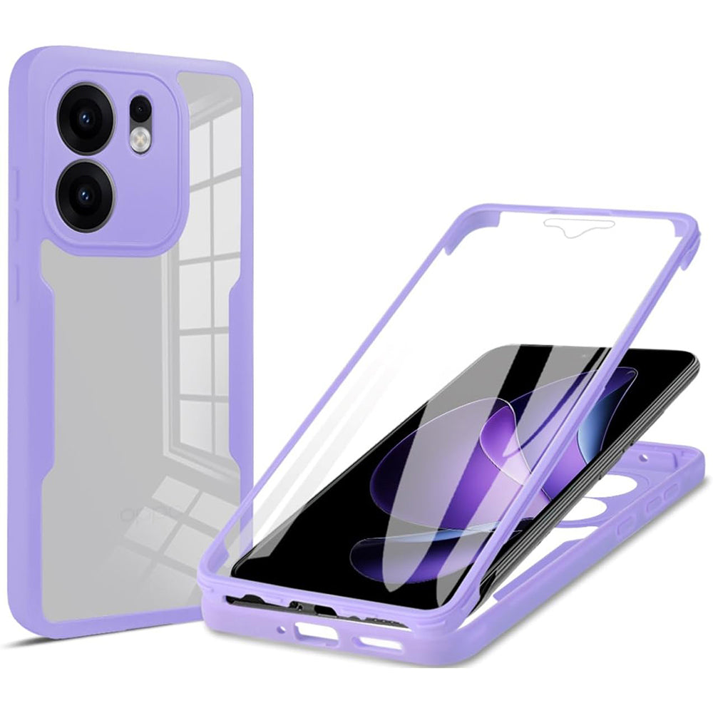 Futrola za Oppo Reno13 FS 5G / Reno13 F 4G / Reno13 F, Techsuit, ColorVerse 360, Ljubičasta
