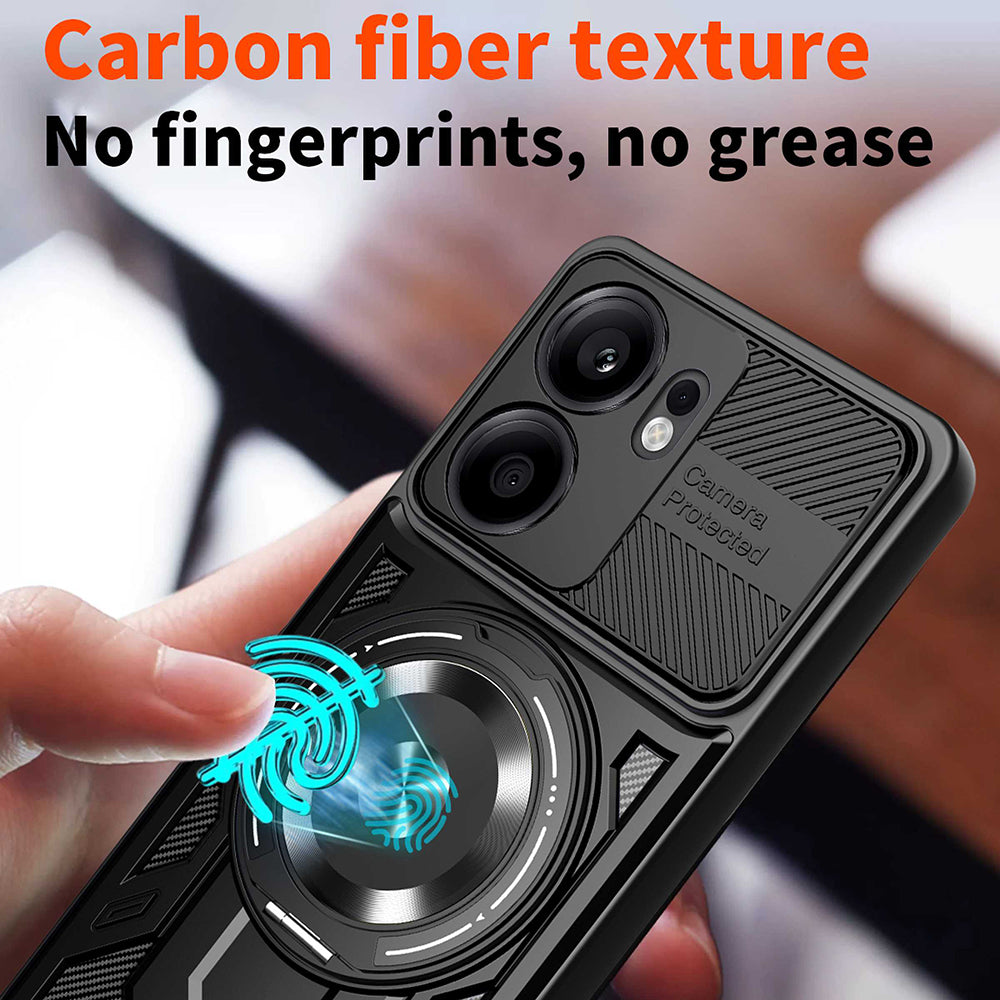 Futrola za Oppo Reno13 FS 5G / Reno13 F 4G / Reno13 F, Techsuit, RuggedCam, Ljubičasta