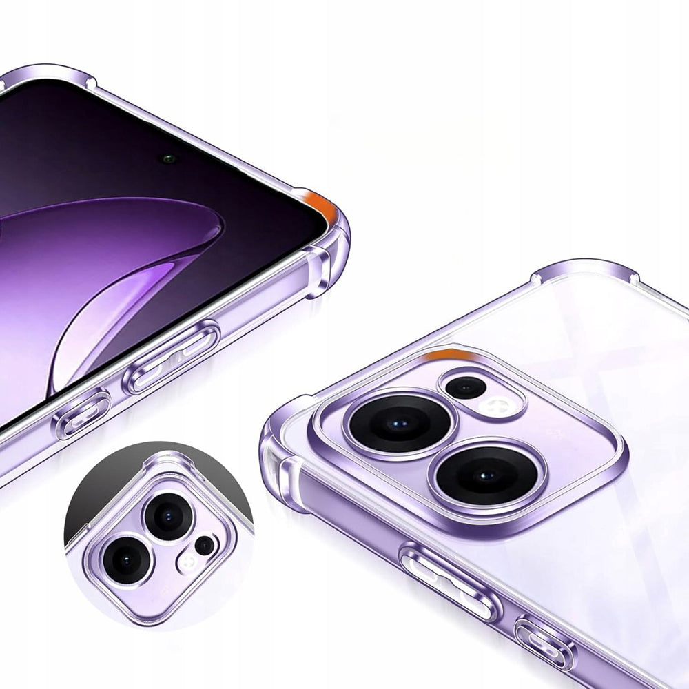 Futrola za Oppo Reno13 FS 5G / Reno13 F 4G / Reno13 F, Techsuit, Otporna na udarce, Providna