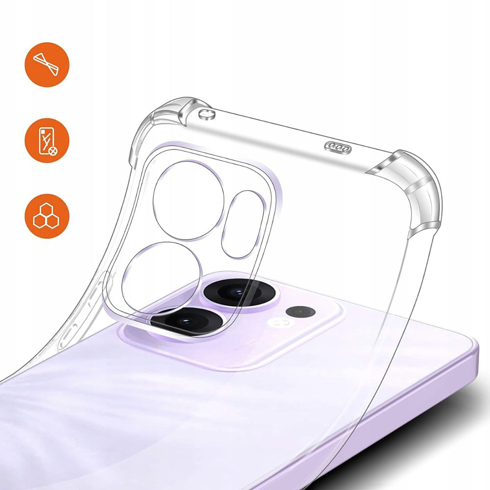 Futrola za Oppo Reno13 FS 5G / Reno13 F 4G / Reno13 F, Techsuit, Otporna na udarce, Providna