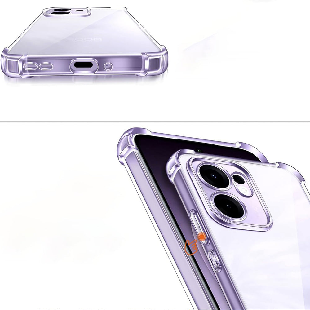 Futrola za Oppo Reno13 FS 5G / Reno13 F 4G / Reno13 F, Techsuit, Otporna na udarce, Providna