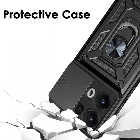 Futrola za Oppo Reno13 Pro, Techsuit, CamShield, Crna