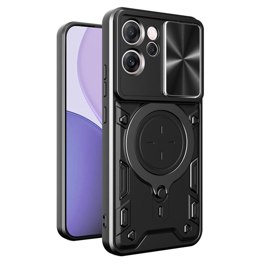 Futrola za Oppo Reno14 FS 5G / Reno14 F, Techsuit, CamGuard Pro, Crna