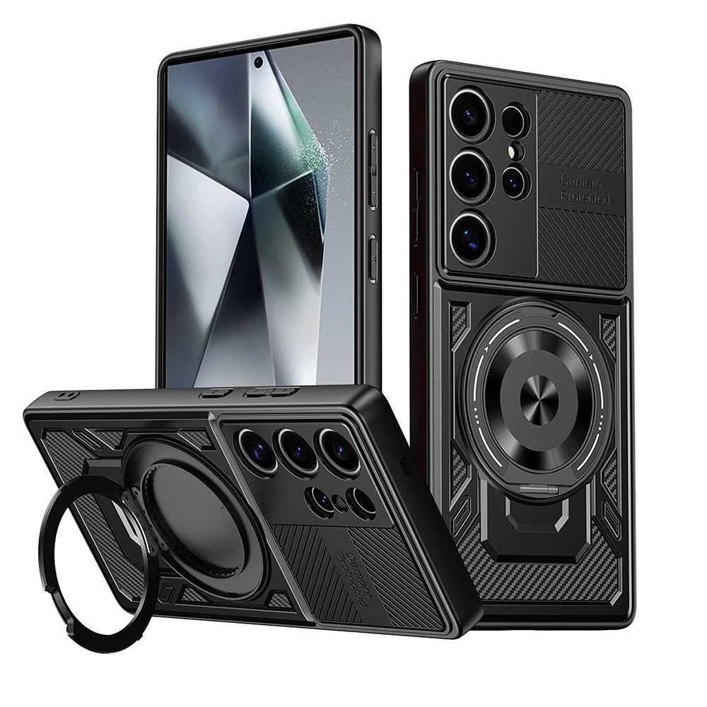 Futrola za Oppo Reno14 FS 5G / Reno14 F, Techsuit, RuggedCam, Crna
