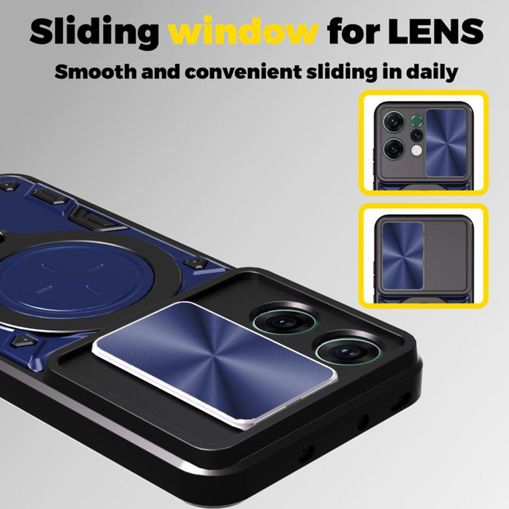 Futrola za Oppo Reno14 Pro, Techsuit, CamGuard Pro, Crna