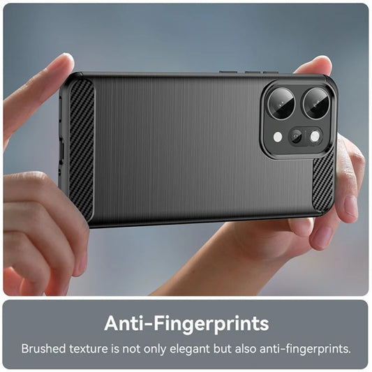 Futrola za Oppo Reno14 Pro, Techsuit, Karbon, Crna