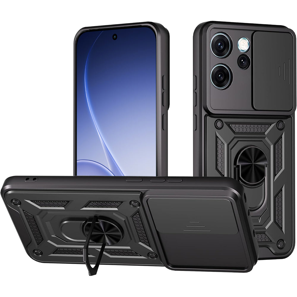 Futrola za Oppo Reno15 Pro, Techsuit, CamShield, Crna