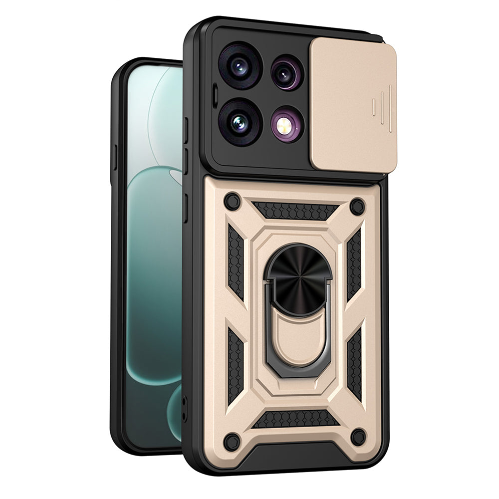 Futrola za Oppo Reno16 F / Reno16 FS, Techsuit, CamShield, Zlatna