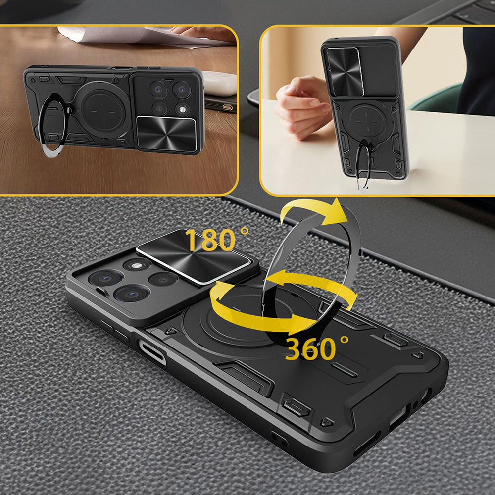 Futrola za Oppo Reno16 / Reno16 Pro, Techsuit, CamGuard Pro, Ljubičasta
