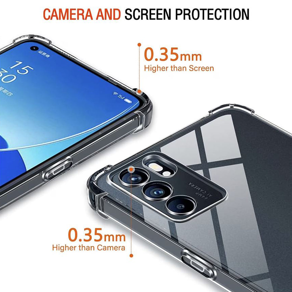 Futrola za Oppo Reno6 5G, Techsuit, Shockproof Clear, Providna