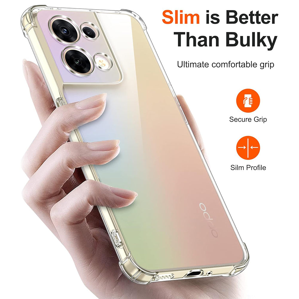 Futrola za Oppo Reno8, Techsuit, Shockproof Clear, Providna