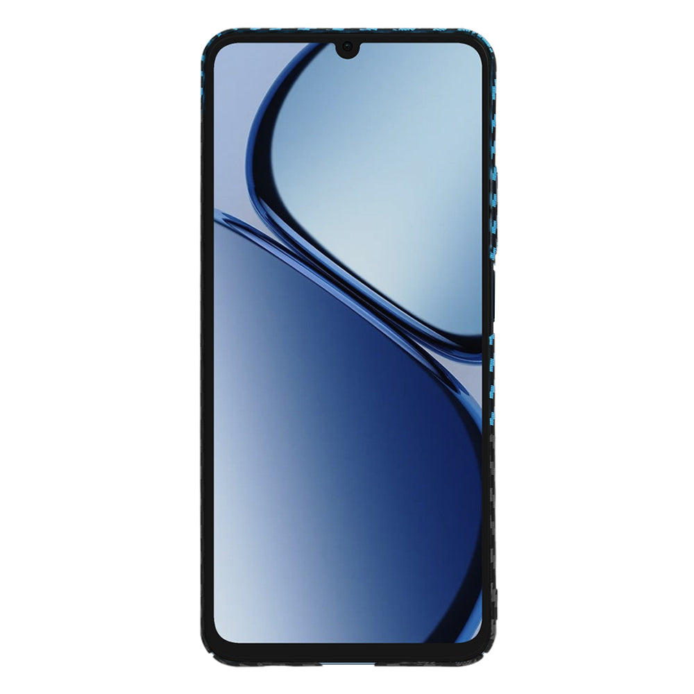 Futrola za Realme C63 / C61, Techsuit, Carbonite FiberShell, Crno Plava