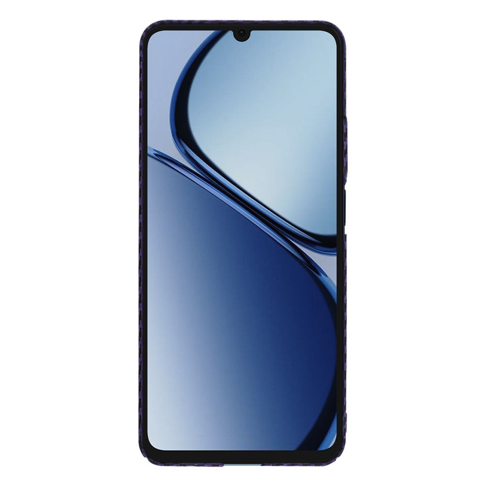 Futrola za Realme C63 / C61, Techsuit, Carbonite FiberShell, Ljubičasta
