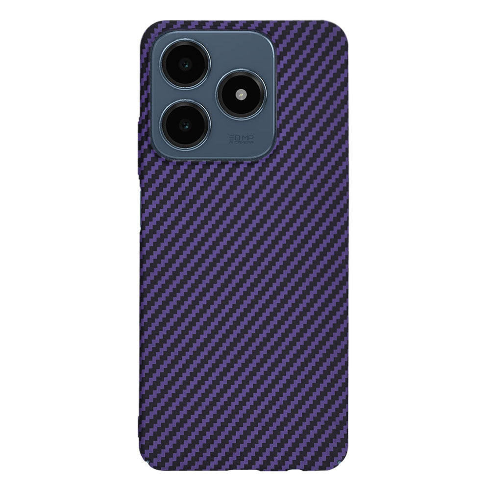 Futrola za Realme C63 / C61, Techsuit, Carbonite FiberShell, Ljubičasta