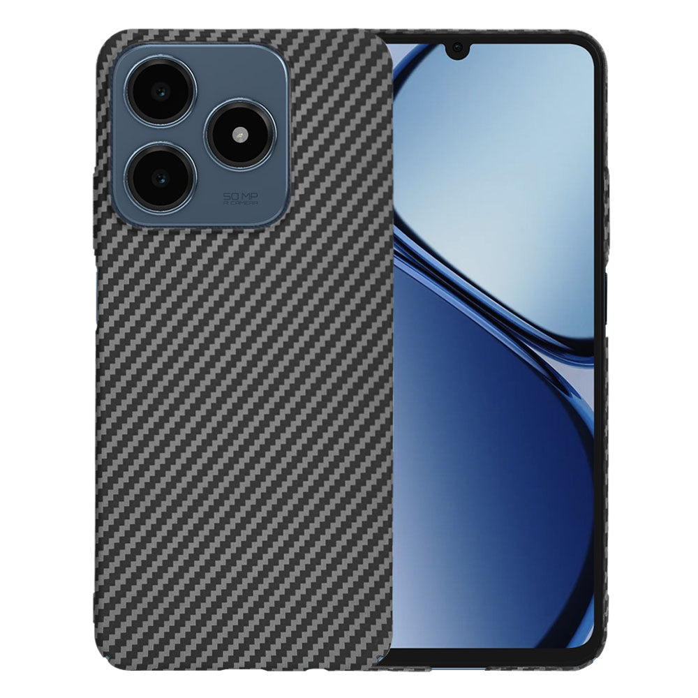 Futrola za Realme C63 / C61, Techsuit, Carbonite FiberShell, Crna