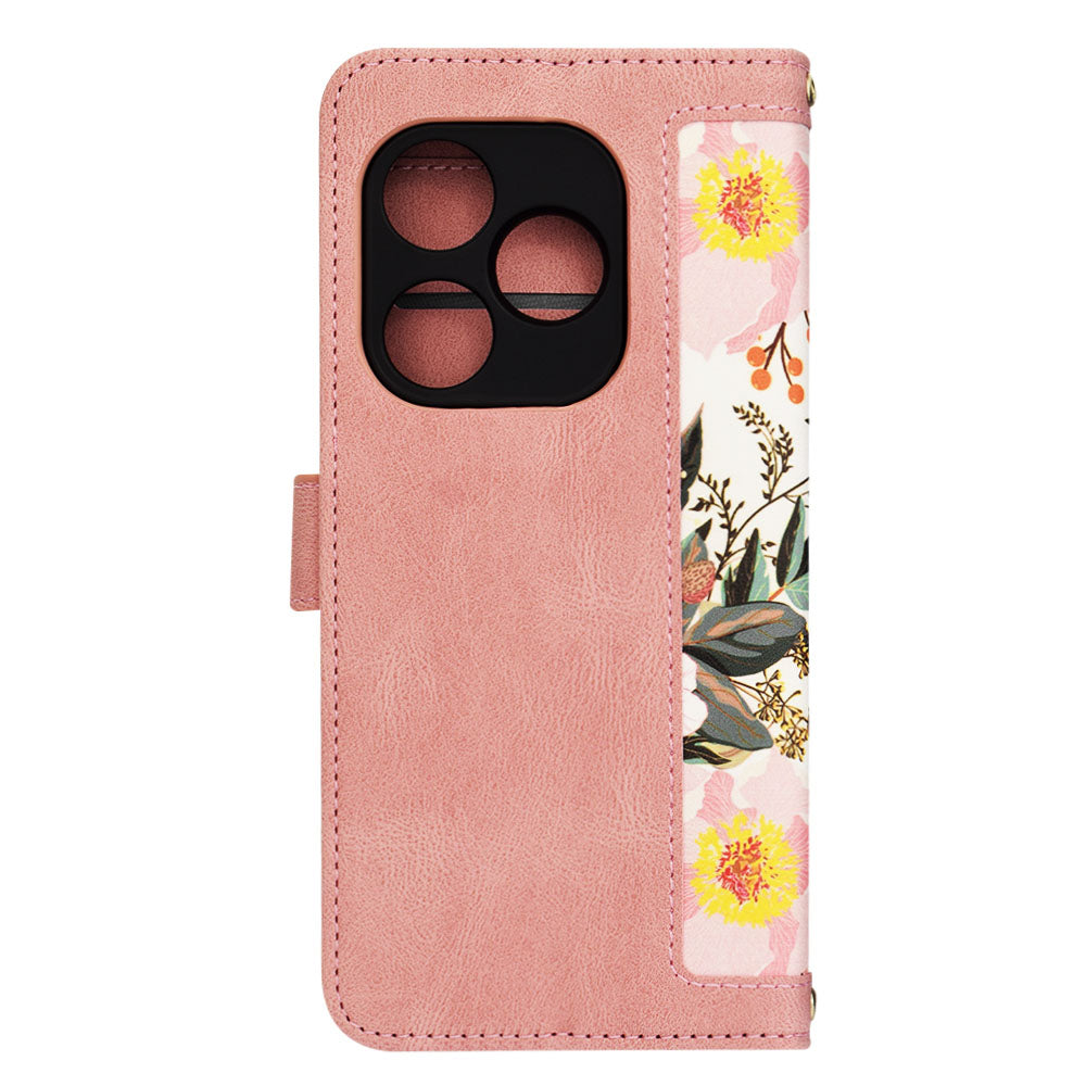 Futrola za Realme GT 6T / GT 6, Techsuit, FlipCraft, Roze